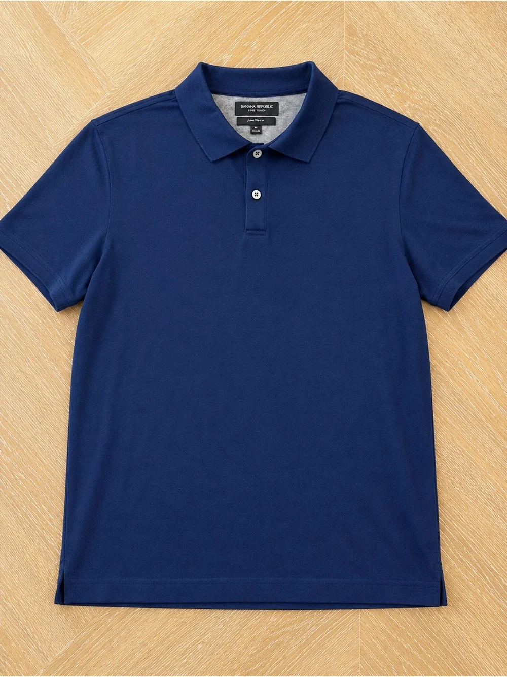 Banana Republic Luxury Touch Polo Shirt XL Navy Blue Standard Fit